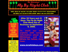 Tablet Screenshot of flybynightclub.com